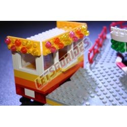  - Break Dance, Reproduction motorisée de l'attraction foraine "Break Dance" en Lego
Transportable sur 2 remorques.
