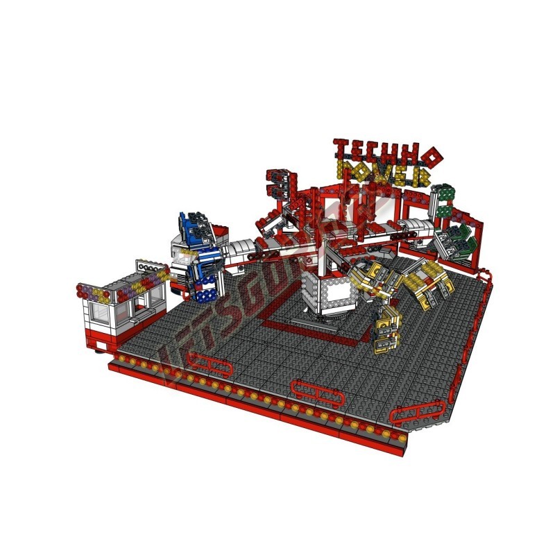 - TechnoPower (Instructions de montage), Ces instructions de montage permettent d'assembler une reproduction de l'attraction fo - TechnoPower (Instructions de montage), Ces instructions de montage permettent d'assembler une reproduction de l'attraction fo