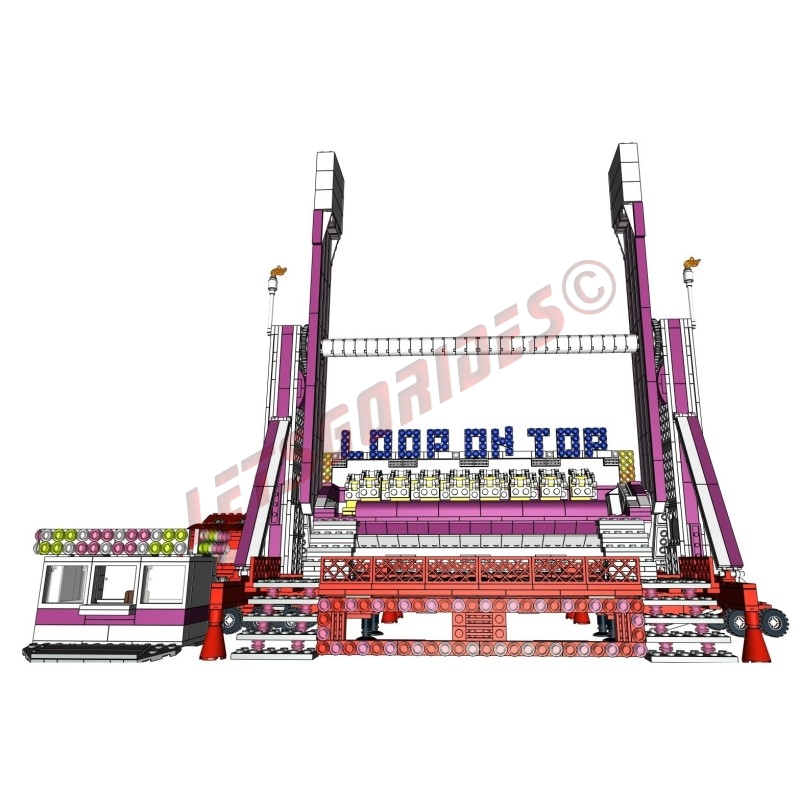 LetsGoRides - Loop On Top (Instructions), 
These assembly instructions allow you to assemble a reproduction of the motorized an