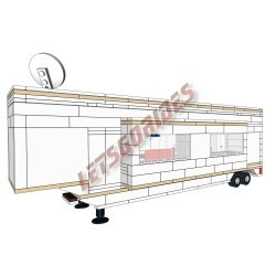 LetsGoRides - Caravan (Building Instructions), 
These assembly instructions allow you to assemble a reproduction caravan with e