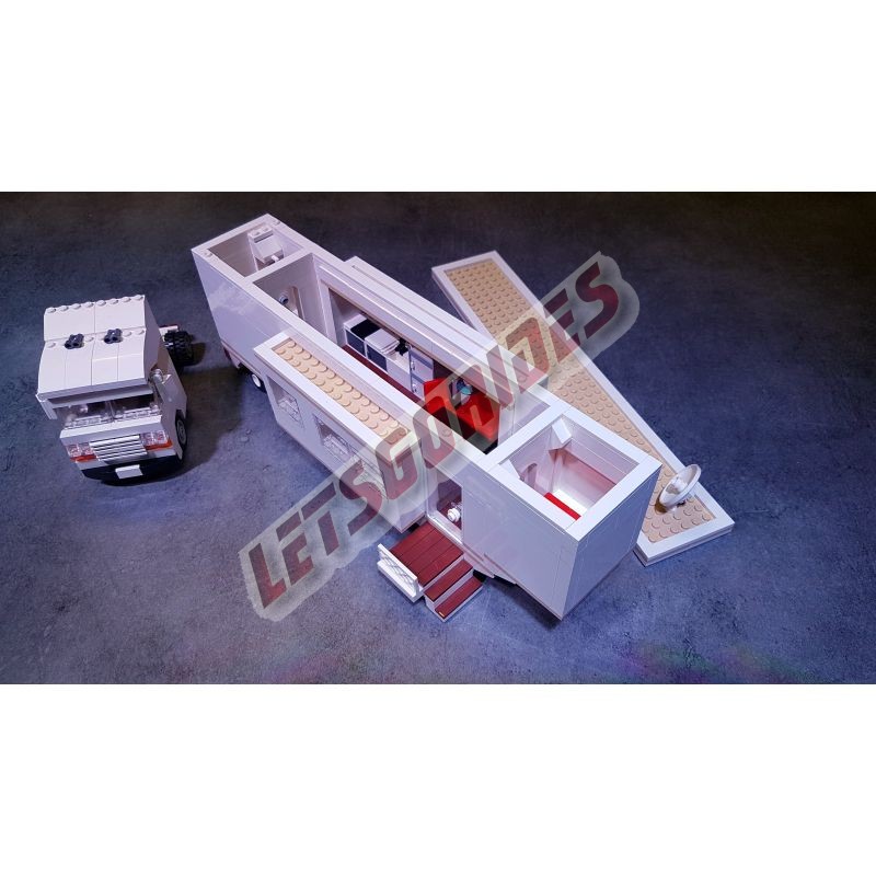 LetsGoRides - Caravane, Reproduction d'une caravane extensible en briques LEGO®.
 - Johann Franckelemon