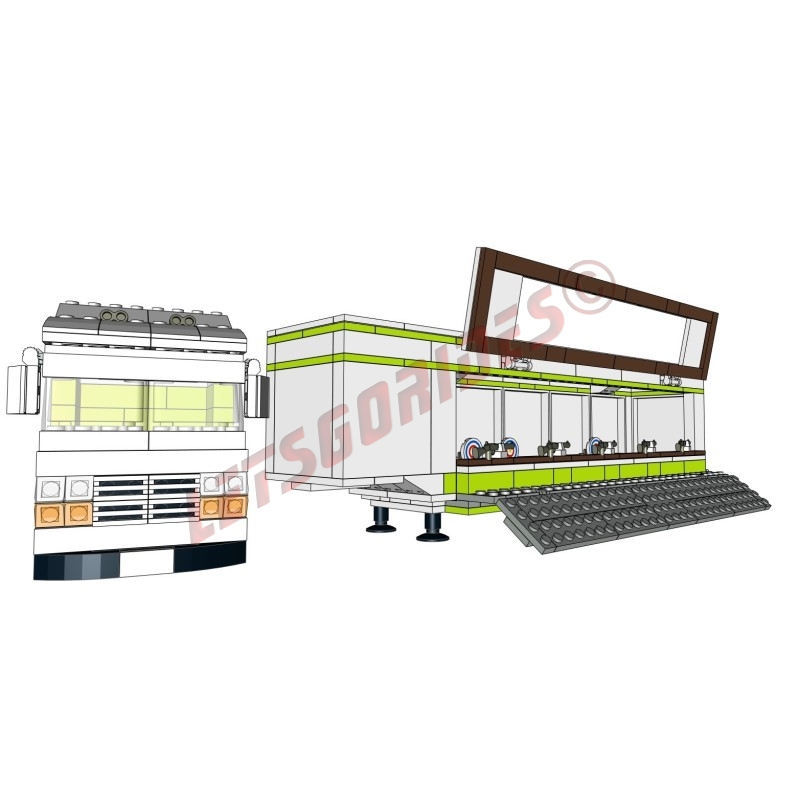 LetsGoRides - Shooting Game (Instructions), 
These instructions allow you to assemble a reproduction of shooting range in Lego 