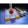 LetsGoRides - Free Fall Tower, 
Motorized reproduction of the fairground attraction "Free Fall Tower" made with Lego bricks.. F