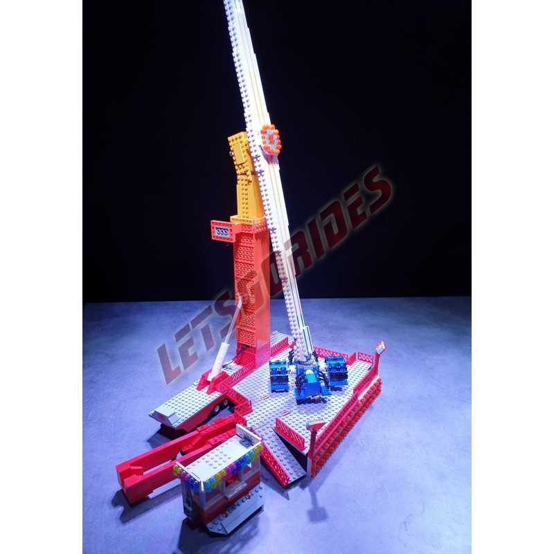 - New World XXL, Reproduction motorisée de l'attraction foraine "New World XXL" en briques Lego.
Pliable sur 2 remorques.
- New World XXL, Reproduction motorisée de l'attraction foraine "New World XXL" en briques Lego.
Pliable sur 2 remorques.