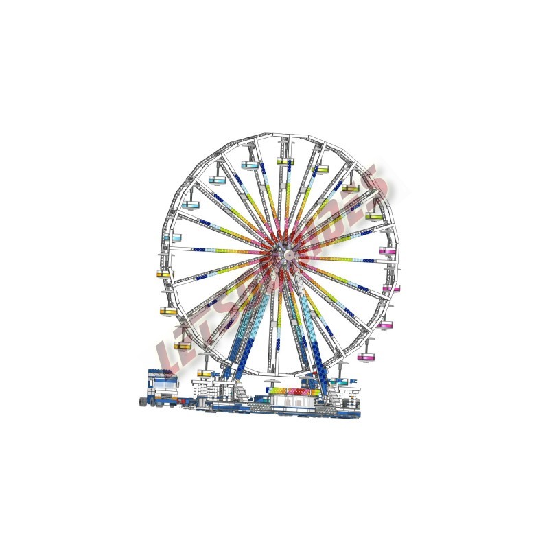 - Grande Roue (Instructions de montage), Ces instructions de montage permettent d'assembler une reproduction de l'attraction fo - Grande Roue (Instructions de montage), Ces instructions de montage permettent d'assembler une reproduction de l'attraction fo