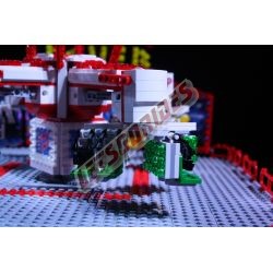 LetsGoRides - TechnoPower, Motorized reproduction of the fairground attraction 'Techno Power' made with Lego.
Foldable on one t