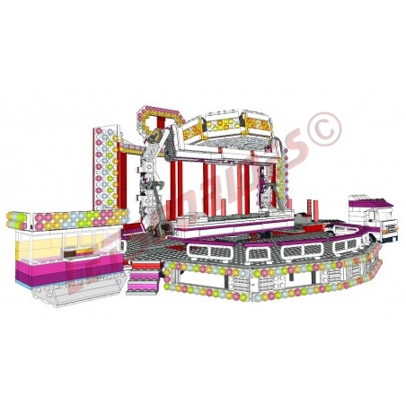 LetsGoRides - Spinball (Instructions), 
These assembly instructions allow you to assemble a reproduction of the motorized and f