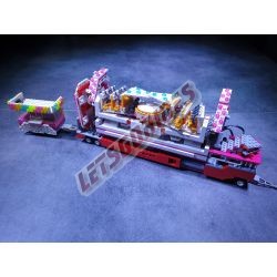  - SpinBall, Reproductions motorisée de l'attraction foraine "SpinBall" en Lego
Transportable sur 2 remorques.
