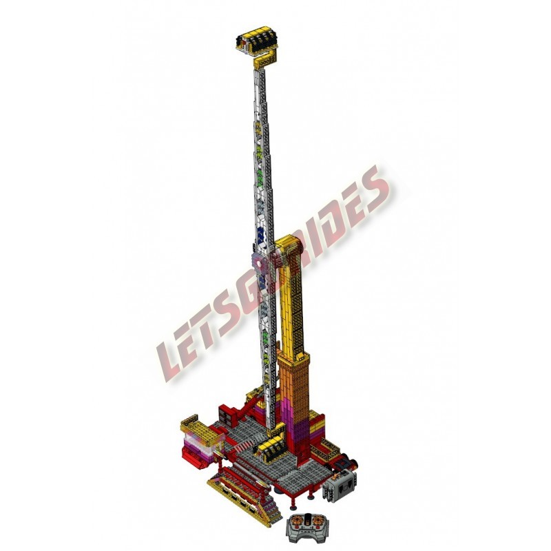 - Giant Booster (Instructions de montage), Ces instructions de montage permettent d'assembler une reproduction de l'attraction - Giant Booster (Instructions de montage), Ces instructions de montage permettent d'assembler une reproduction de l'attraction