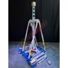 LetsGoRides - Inversion24, 
Motorized reproduction of the fairground attraction "Inversion24" made with Lego bricks. Transporta