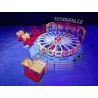 LetsGoRides - Enterprise, 
Motorized reproduction of the fairground attraction 'Enterprise" made with Lego. Foldable on trailer
