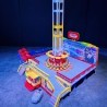LetsGoRides - Drop Tower, 
Motorized reproduction of the fairground attraction 'Drop Tower' made with Lego.
Foldable on 5 trai