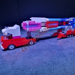 LetsGoRides - Speed, 

Motorized reproduction of the fairground attraction "Speed" (KMG) made with Lego bricks. Foldable on on