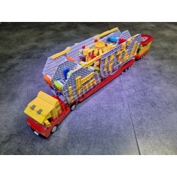 LetsGoRides - Break Dance, 
Motorized reproduction of the fairground attraction "Break Dance" made with Lego. Foldable on two t