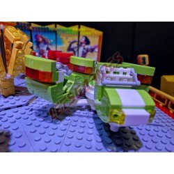 LetsGoRides - Break Dance, 
Motorized reproduction of the fairground attraction "Break Dance" made with Lego. Foldable on two t