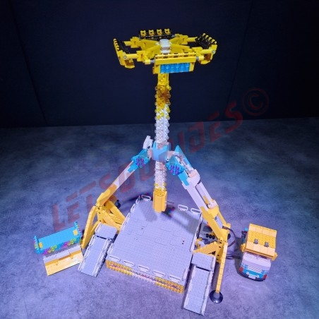 Loop Fighter - LEGO® bricks fairground attraction Product type Complete Kit