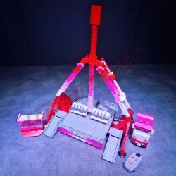 Jet Fighter - Jahrmarktsattraktion aus LEGO® Steinen