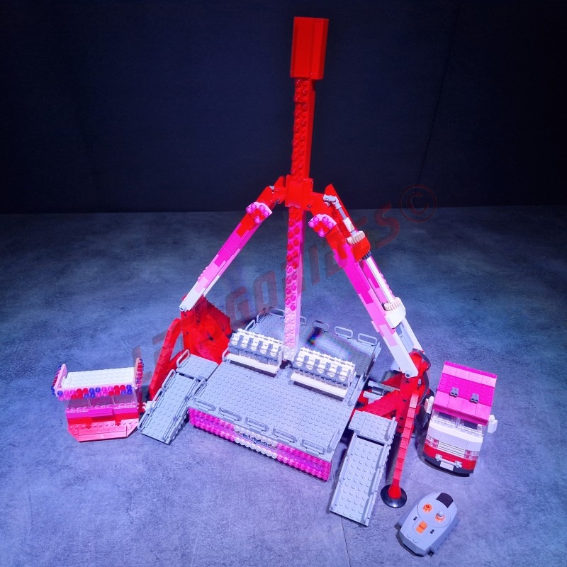 Jet Fighter - Atracción de feria con ladrillos LEGO®