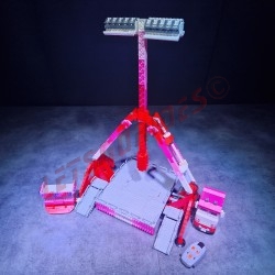 Jet Fighter - Atracción de feria con ladrillos LEGO®