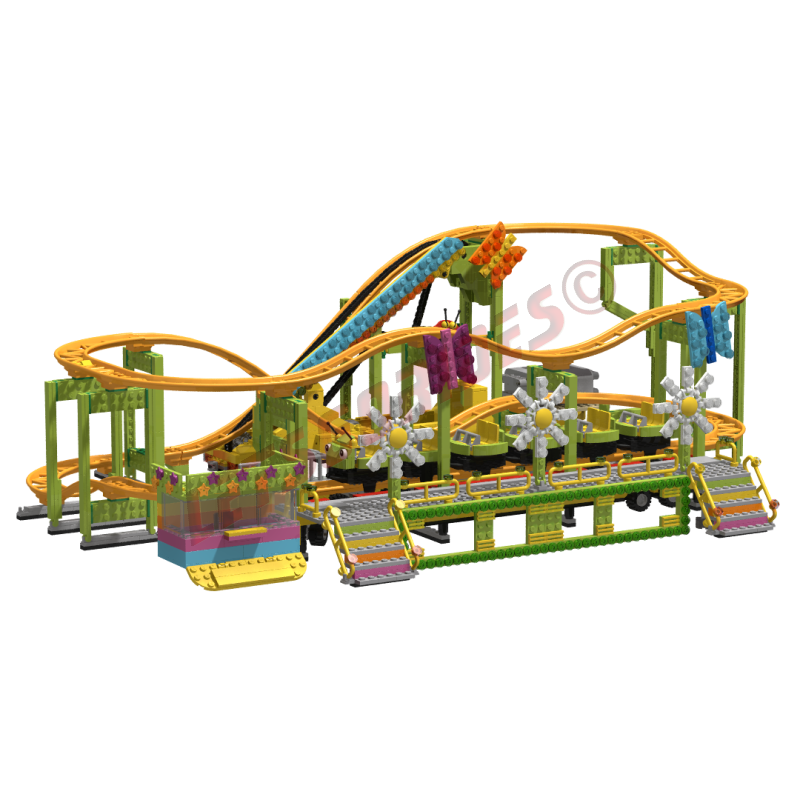 Caterpillar (Rollercoaster) instrucciones de construcción