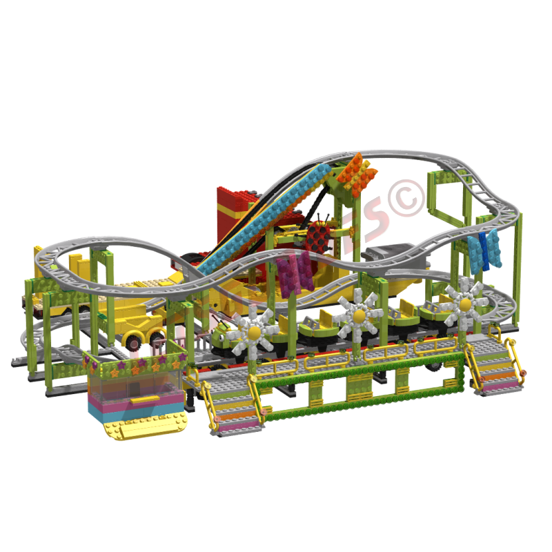 Instruções de construção Caterpillar (Rollercoaster)