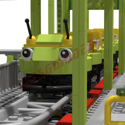 Instruções de construção Caterpillar (Rollercoaster)