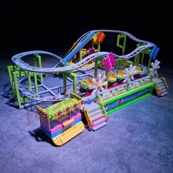 Caterpillar - Attraction Foraine en briques LEGO®