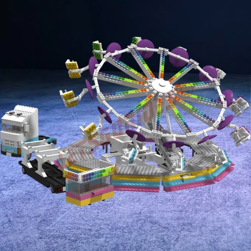 ParaTrooper – Motorisiertes LEGO® Jahrmarkt-Fahrgeschäft