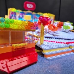 Break Dance - Atracción de feria con ladrillos LEGO®