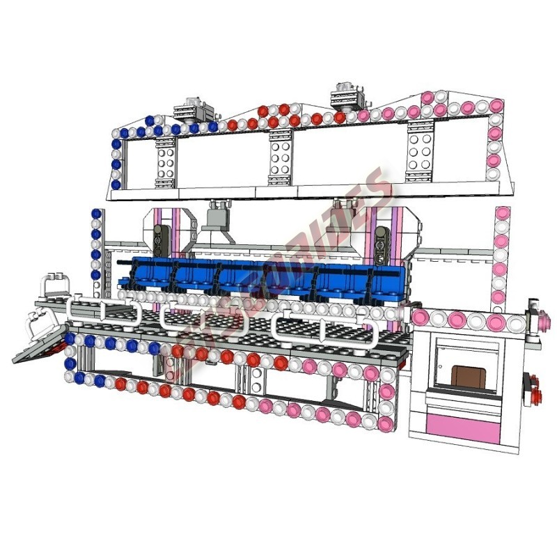  - X-Factory (Instructions de montage), Ces instructions de montage permettent d'assembler une reproduction de l'attraction fora