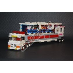  - X-Factory, Reproduction motorisée de l'attraction foraine "X Factory" en Lego
Transportable sur une remorque.
