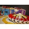LetsGoRides - Hully Gully, 
Motorized reproduction of the fairground attraction "Hully Gully" made with Lego bricks. Transporta