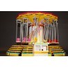 LetsGoRides - Wave Swinger, 
Motorized reproduction of the fairground attraction "Wave Swinger" made with Lego bricks. Foldable