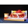 LetsGoRides - SuperStar, 
Motorized reproduction of the fairground attraction 'SuperStar' made with Lego. Foldable on 2 trailer