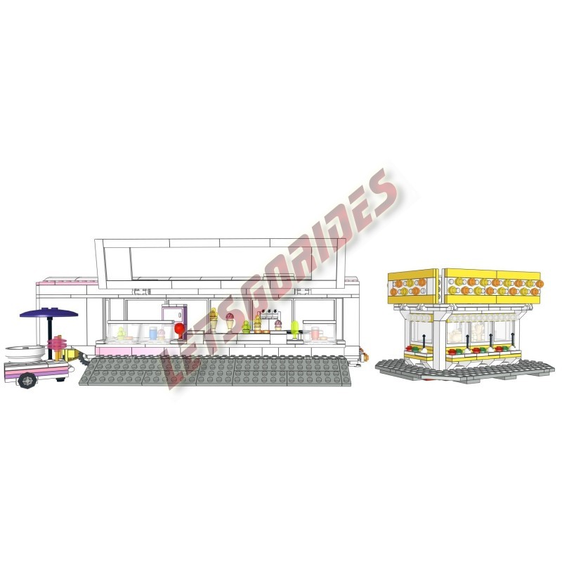- Stand Confiserie (Instructions de montage), Ces instructions de montage vous permettent d'assembler une reproduction des attr - Stand Confiserie (Instructions de montage), Ces instructions de montage vous permettent d'assembler une reproduction des attr