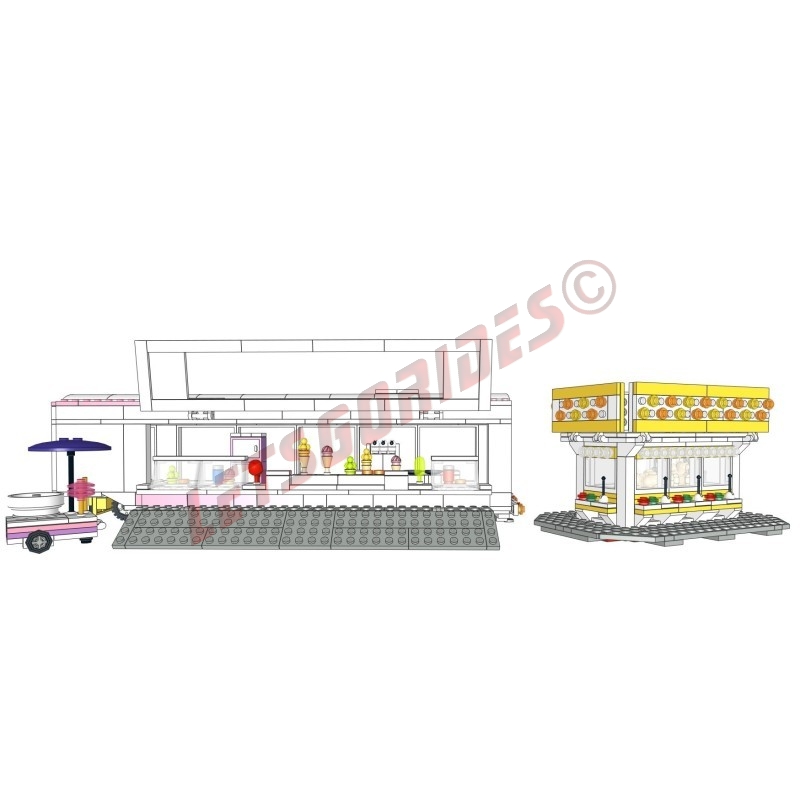 LetsGoRides - Candy Store (Instructions), 
These assembly instructions allow you to assemble a reproduction of the fairground a