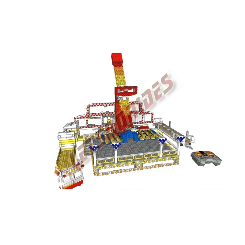 - Inferno (Instructions de montage), Ces instructions de montage vous permettent d'assembler une reproduction des attractions f - Inferno (Instructions de montage), Ces instructions de montage vous permettent d'assembler une reproduction des attractions f