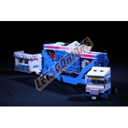 LetsGoRides - Inversion, Reproduction motorisée de l'attraction foraine "Inversion" en LEGO.
Transportable sur une remorque. - J